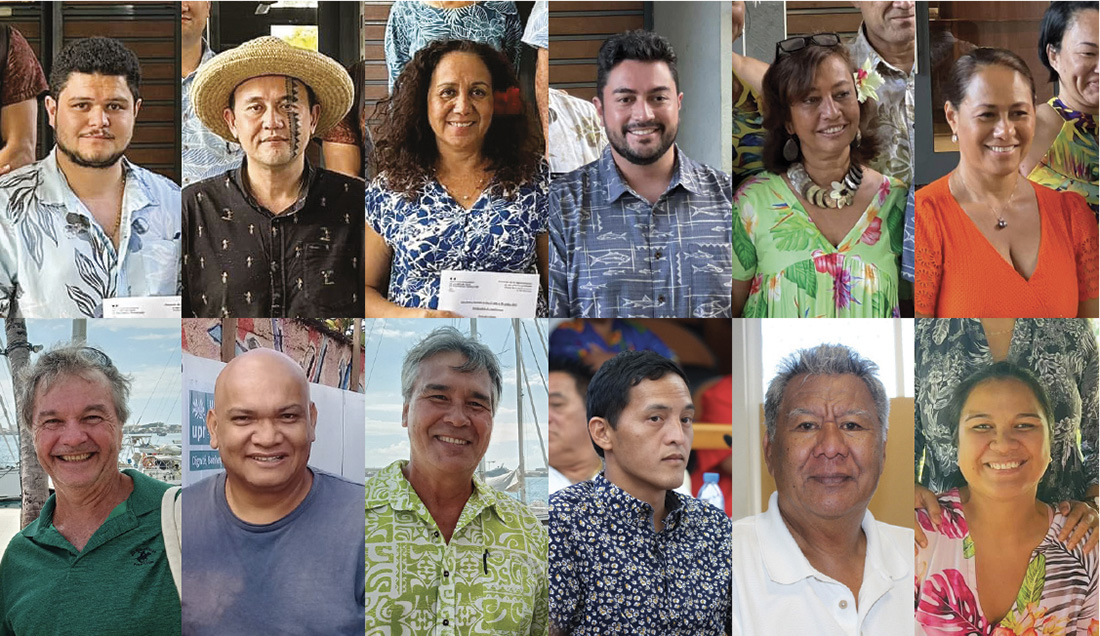 Douze des treize candidats aux prochaines élections législatives anticipées.