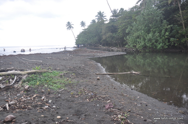 L'embouchure de la Mapuaura à Faaone devrait subir des travaux de curage d'ici quelques mois.