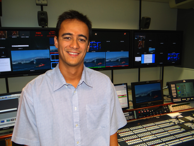 L'envoyé spécial de Polynésie 1ère, Maruki Dury.