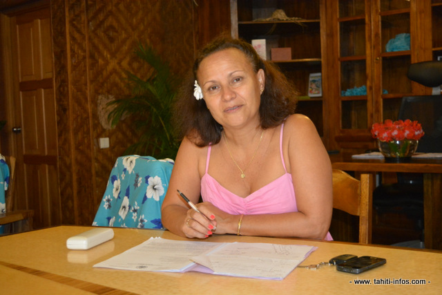 Christelle Lehartel n'est plus tavana de Papara à compter de ce vendredi 7 août.