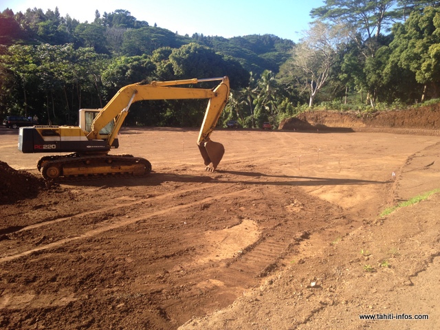 Le terrassement du futur cimetière est quasi terminé