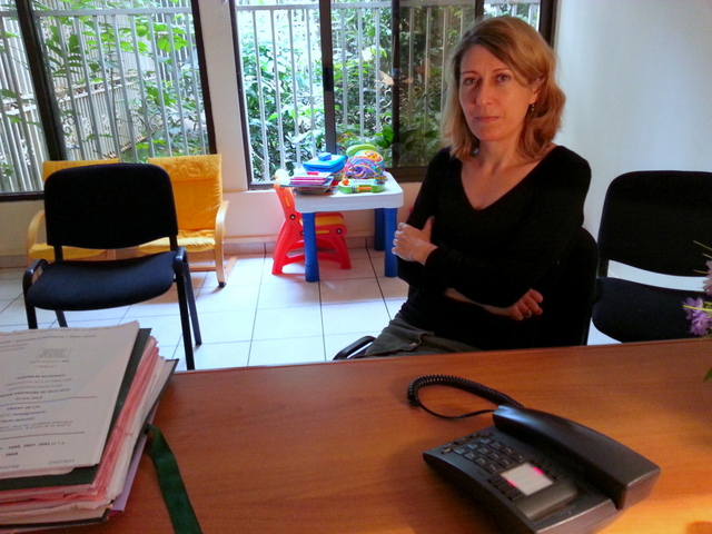 Delphine Thibierge, juge des enfants depuis quatre ans au tribunal pour enfants à Papeete.