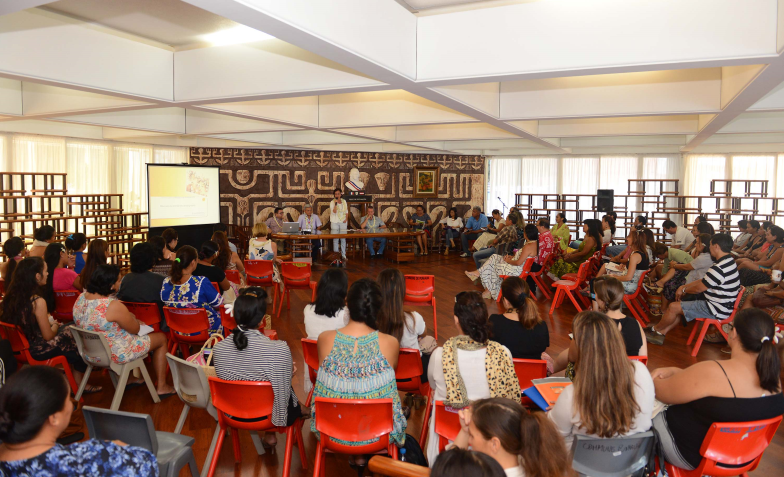 Les enseignants de la circonscription pédagogique de Punaauia réunis à la mairie pour préparer la rentrée scolaire