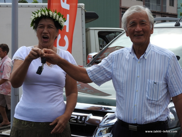 Grand jeu Shell: une gagnante de Raiatea pour la 4ème voiture!