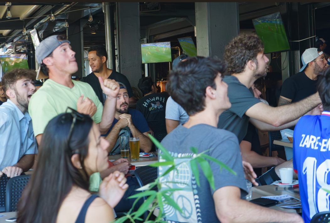 Espoir durant la deuxième période du match...