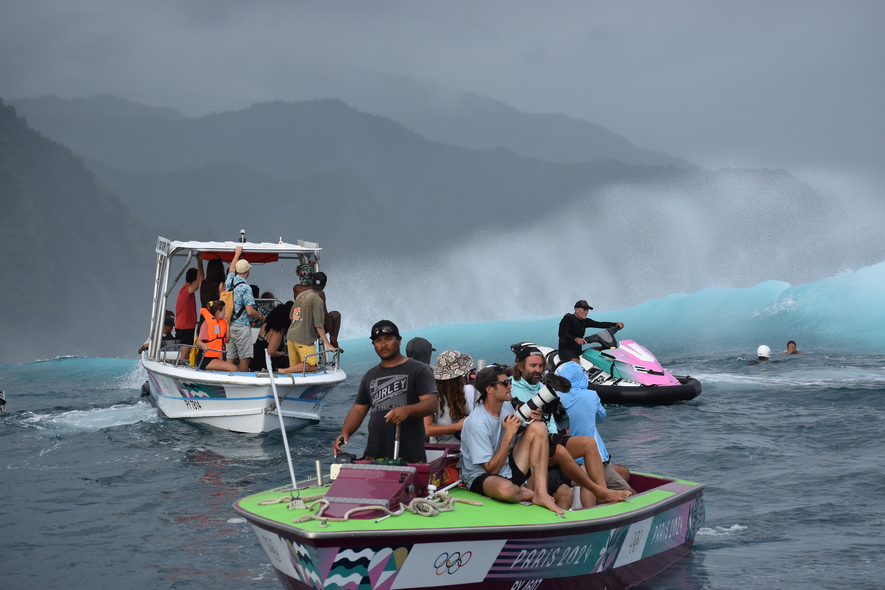 Spectateurs, photographes et caméramen étaient au rendez-vous.
