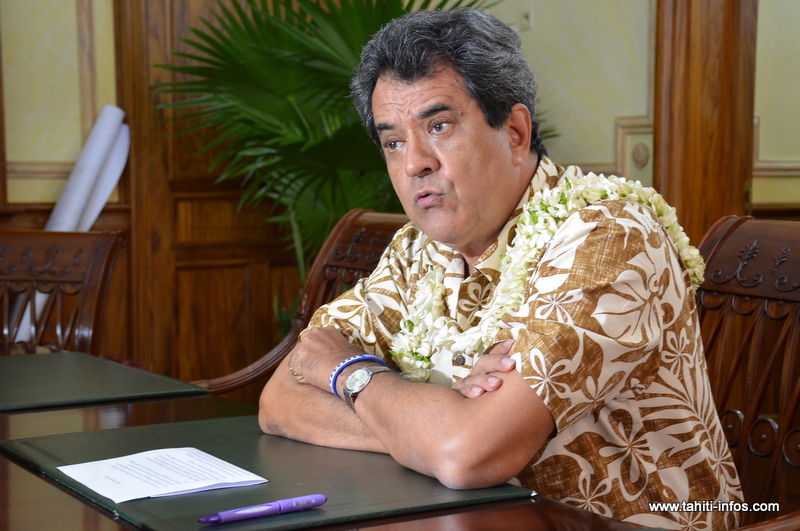 "Je ne peux pas laisser M. Gaston Flosse s’attaquer aux adhérents Tahoera’a Huiraatira sans réagir"