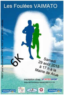 Les "Foulées Vaimato" samedi 29 août