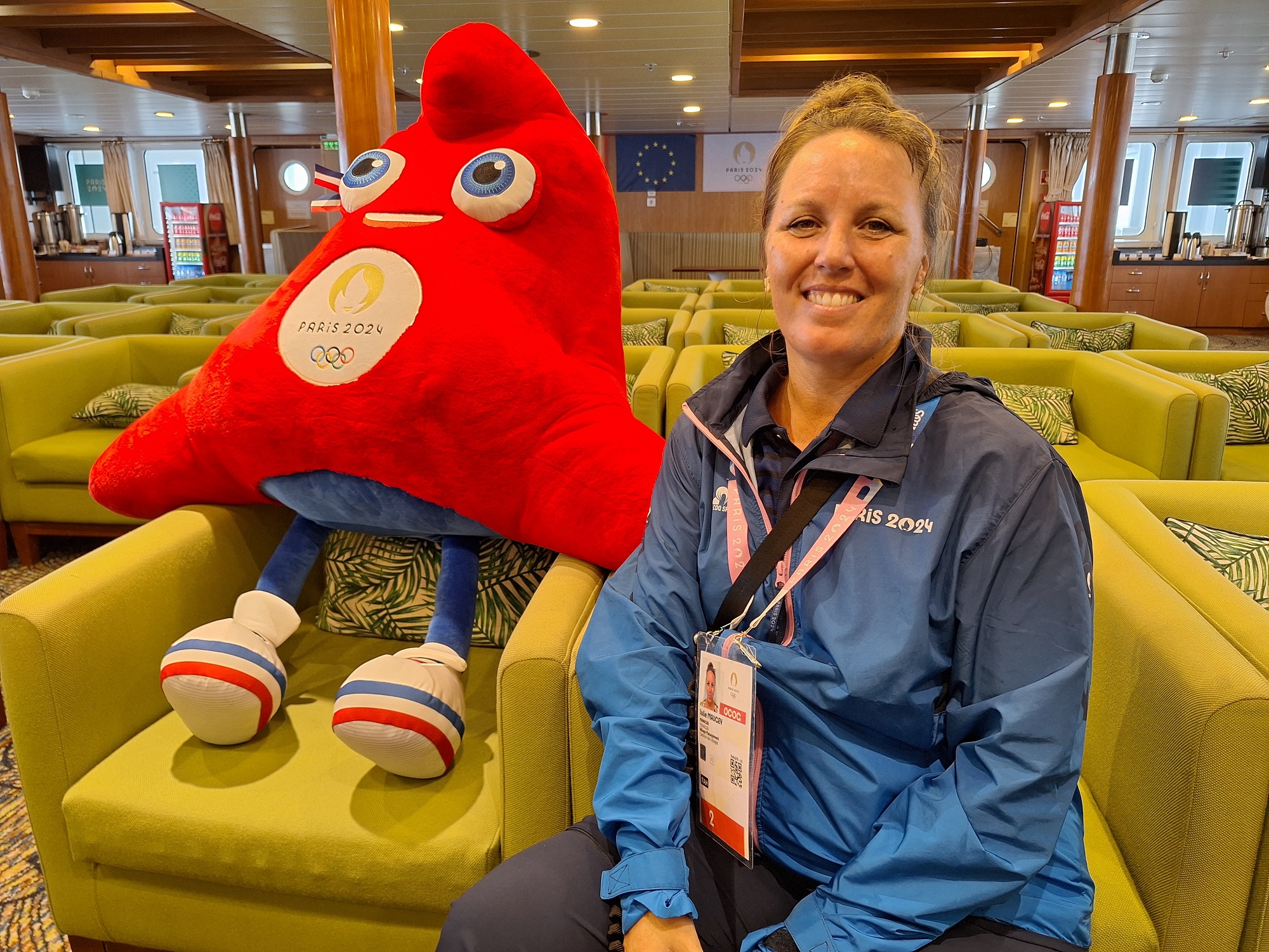 Le navire Aranui en forme olympique !