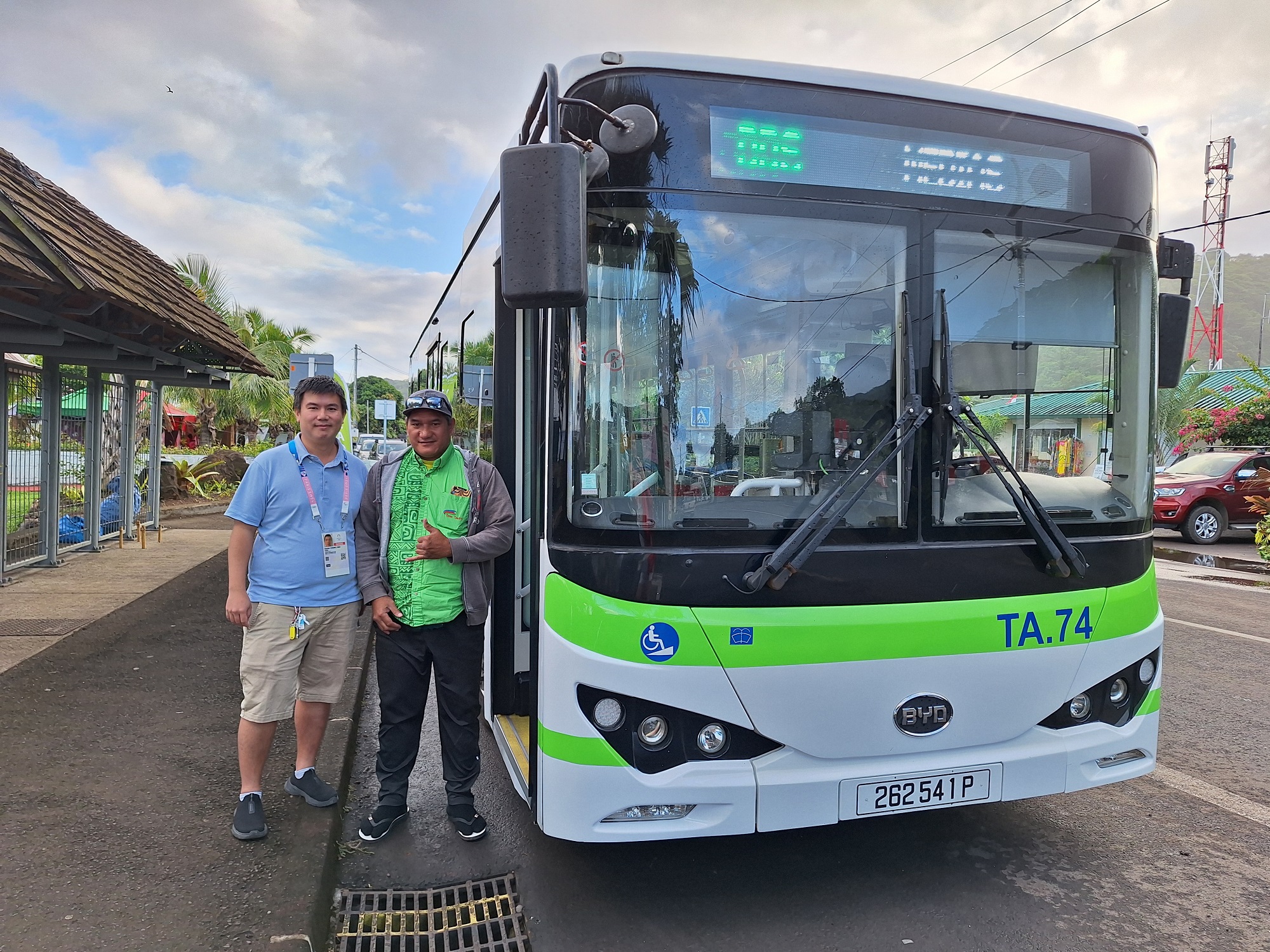 Rodage avant le rush de la compétition pour les navettes des accrédités.