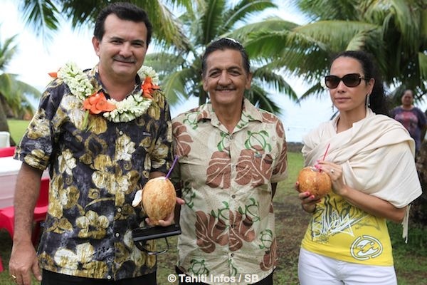 René Temeharo, Gérard Parker et Cécile Tiatia