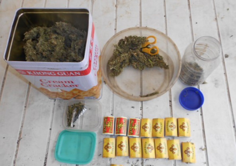 Les stups ont été saisis et détruits.