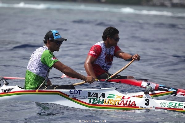 Beau combat juste avant Taapuna entre Kévin et Steeve.