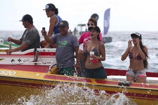 Une course qui s'est déroulée dans une ambiance digne d'Hawaiki Nui Va'a