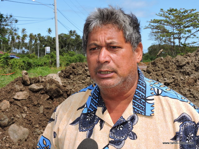 "Je ne m'associerai par avec Christelle Lehartel", Putai Taae a exprimé ce matin sa volonté à participer aux prochaines municipales sur Papara, avec le soutien notamment du Président du Pays.
