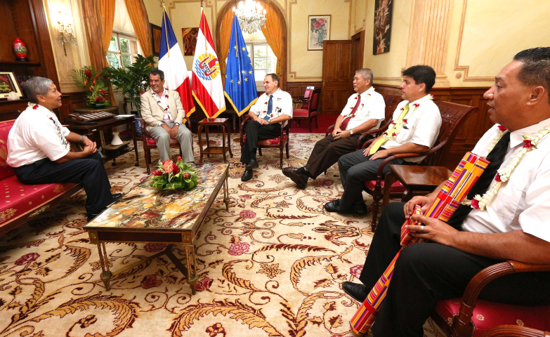 Le Président rencontre les responsables de l’Eglise mormone de Polynésie
