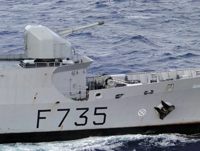 Crédit YANN JONQUERE / MARINE NATIONALE / AFP