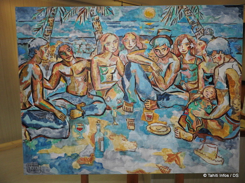 Cette année, l'artiste dévoile une trentaine d'œuvres : des aquarelles et des huiles sur toile.