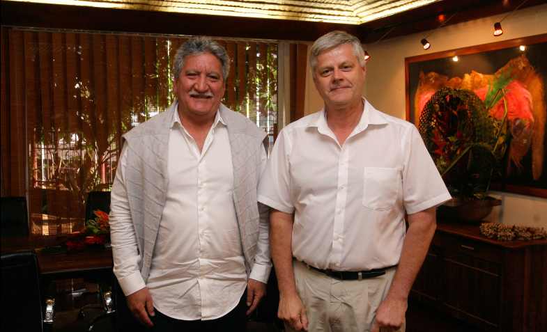 Jean-Christophe Bouissou s’entretient avec le Président de l’Autorité polynésienne de la concurrence