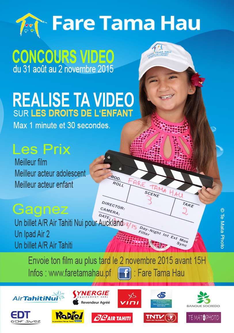 JEU CONCOURS - LES DROITS DE L’ENFANT «  TE TI’AMANA O TE TAMARI’I »
