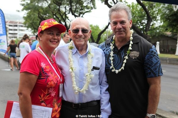 René Malmezac, président d'honneur de la fédération tahitienne de cyclisme.
