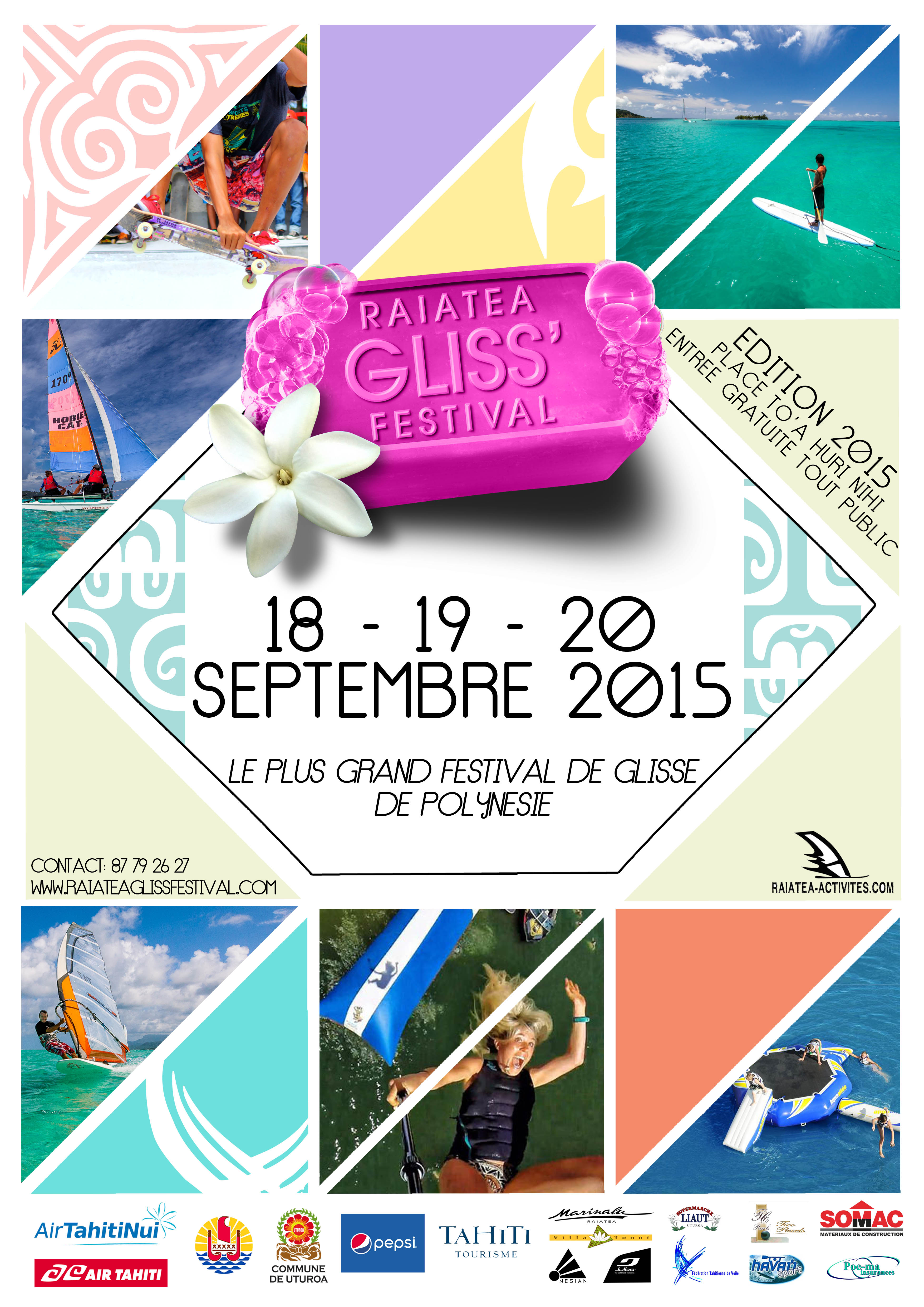 Deuxième édition du Raiatea Gliss festival
