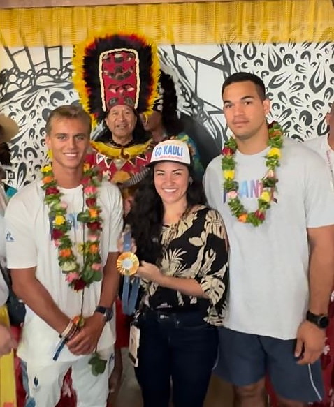 Kauli Vaast fêté par la communauté polynésienne à Paris