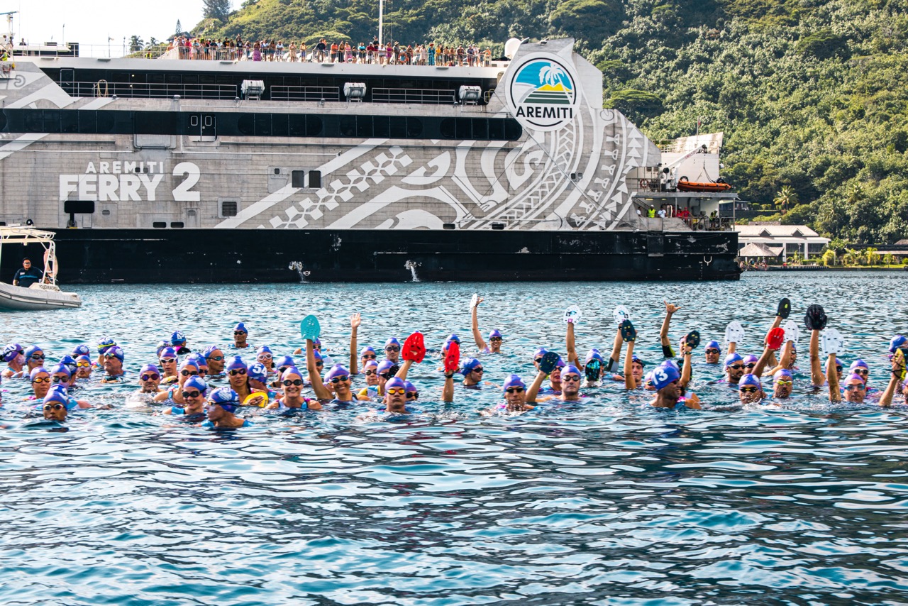 (Crédit photo : Lionailes - Facebook SwinRun Moorea)