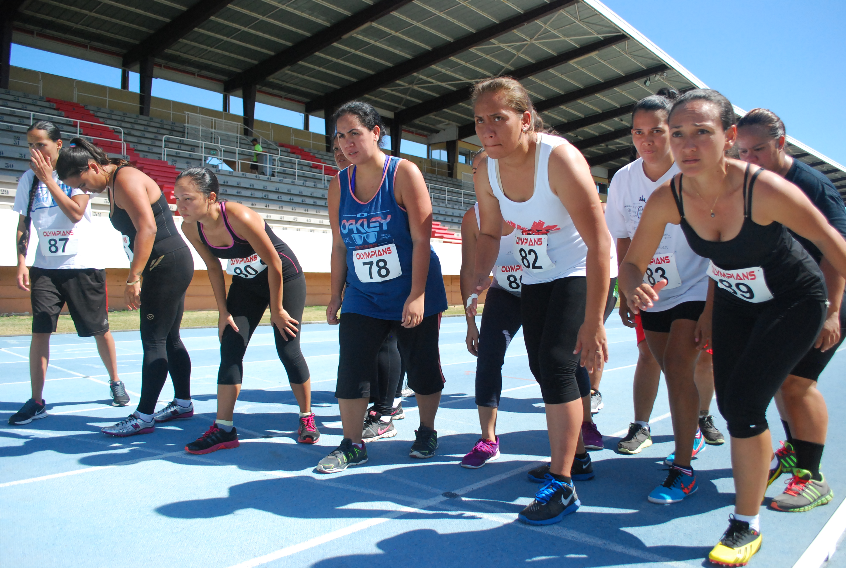 Départ de la course 400 mètres