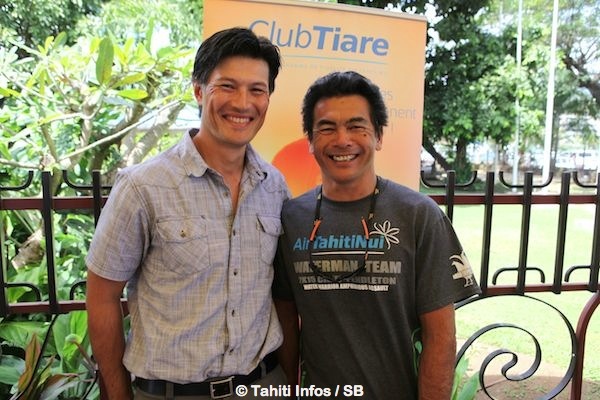 Antony Pheu et Thierry Tching, le team Manager