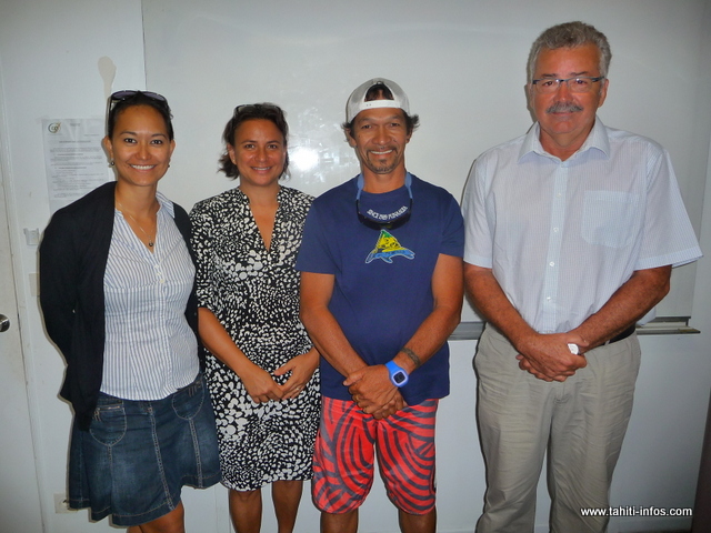 Joseph Maillot formait trois employés communaux au CGF, ce mardi matin. La formation liée à l'amiante se terminera ce vendredi.
