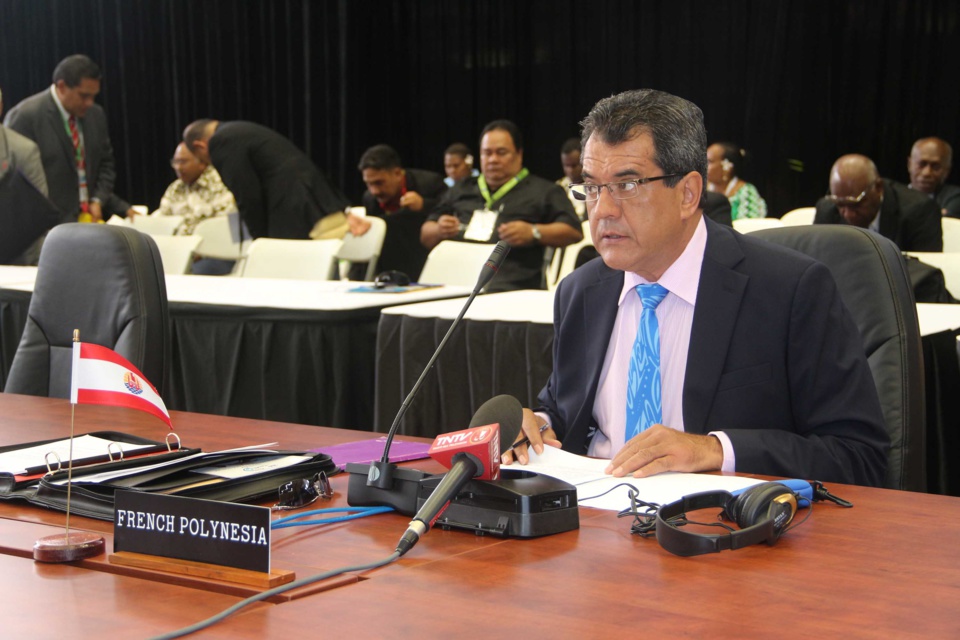 Ouverture du Forum des îles du Pacifique : discours du président Fritch