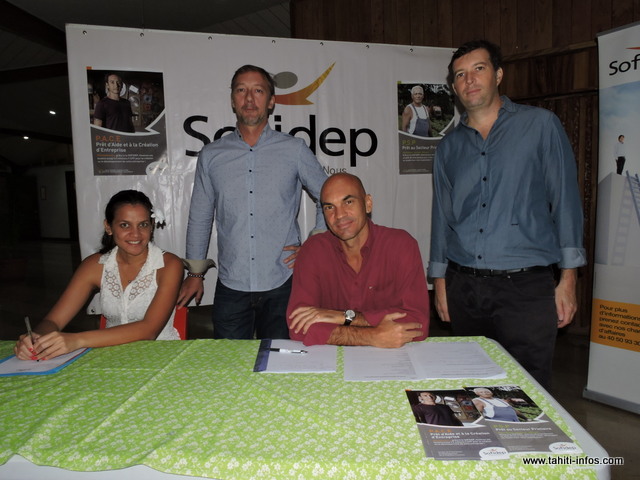 Plusieurs partenaires financiers sont également présents, dont la SOFIDEP