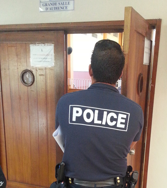 Un dispositif de sécurité renforcé avait été déployé au palais de justice.