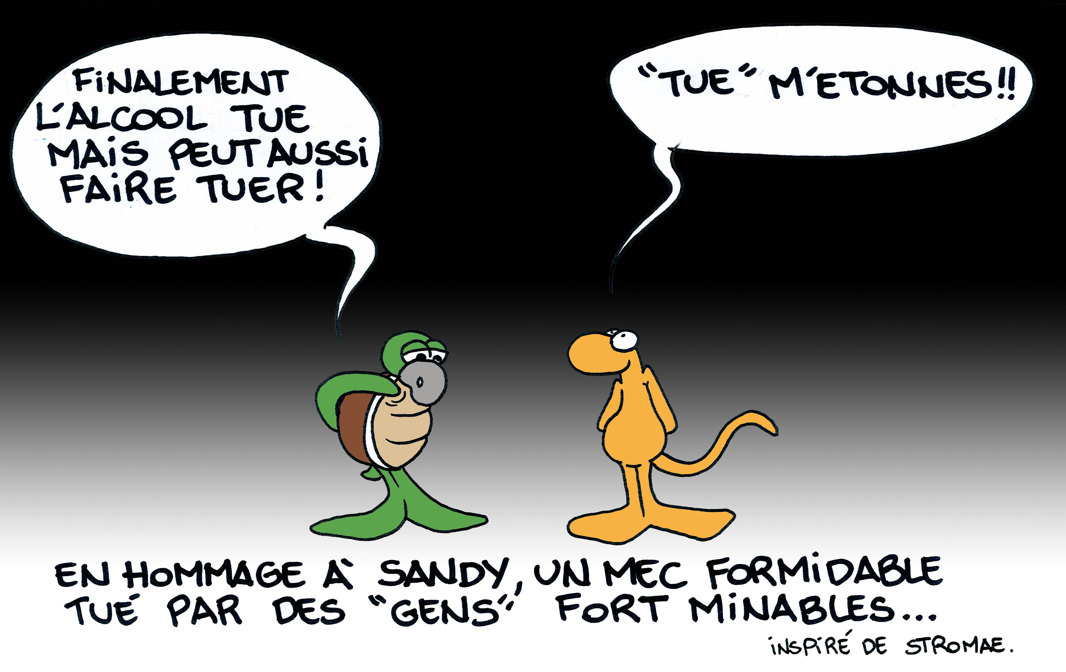 L'hommage de Munoz à Sandy Ellacott, "un mec formidable tué par des "gens" forts minables"