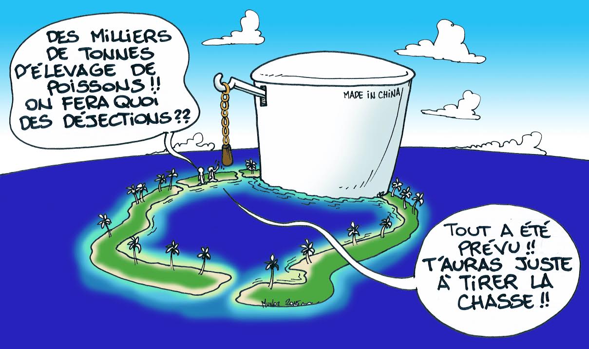 "50 000 tonnes de poissons, quid des déjections?" par Munoz