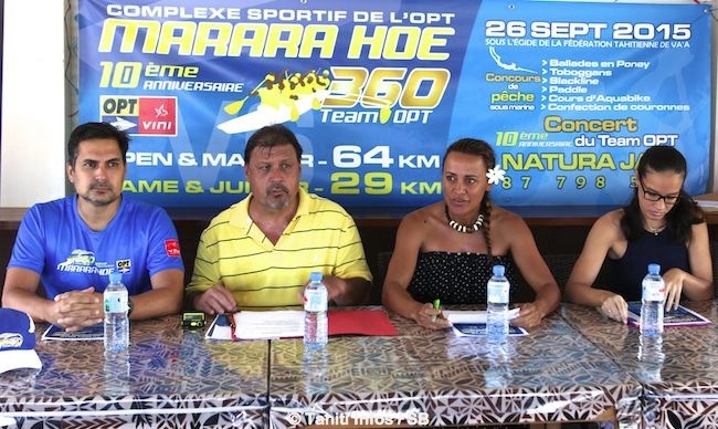 Une belle journée récréative en perspective avec en toile de fond un combat entre les ténors du va'a