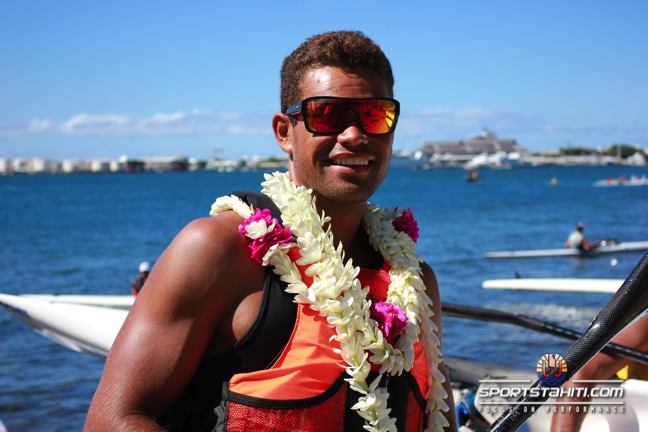Kayak – Championnat de Polynésie : Hiromana Florès, meilleur tahitien.