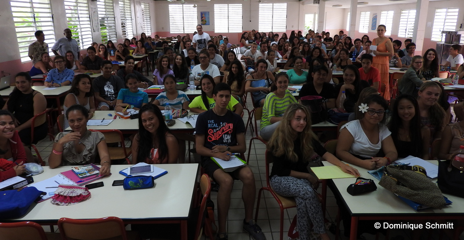 Les élèves sont venus nombreux au lycée Paul Gauguin pour suivre le premier jour de formation au concours d'entrée des IEP.
