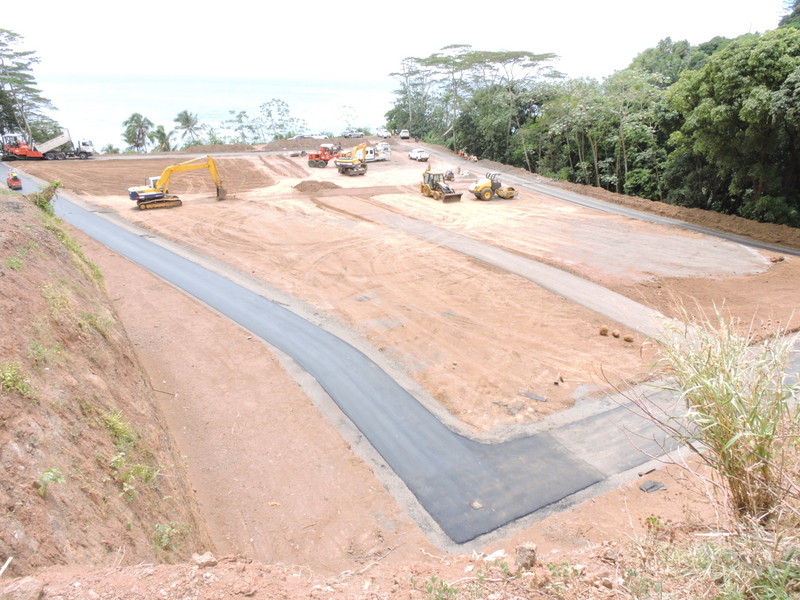 Les travaux de bitumage ont été réalisés vendredi dernier. 690 tombes et 290 enfeus seront disponibles sur ce nouveau cimetière.