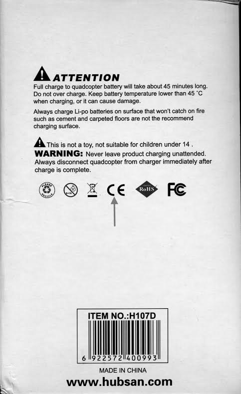 La mention norme CE qui aurait permis d 'obtenir l'autorisation du service des fréquenceS, figurait sur la boite que la douanière a rEfusé de remettre, voire même de montrer à la cliente.