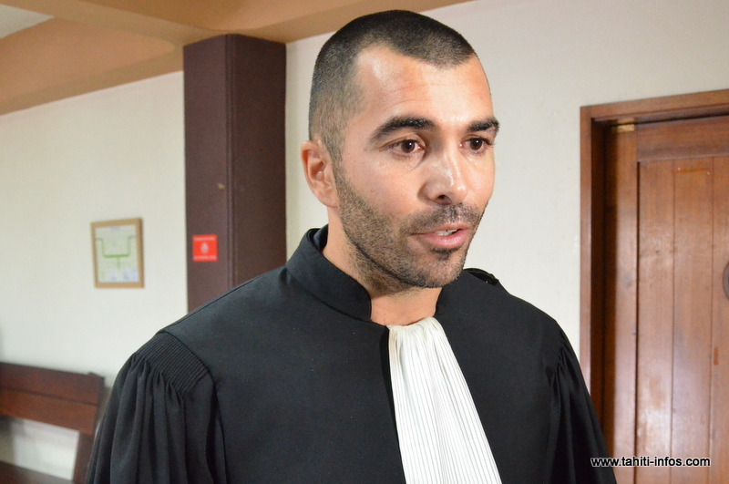 Me Thibaud Millet, avocat au barreau de Papeete.