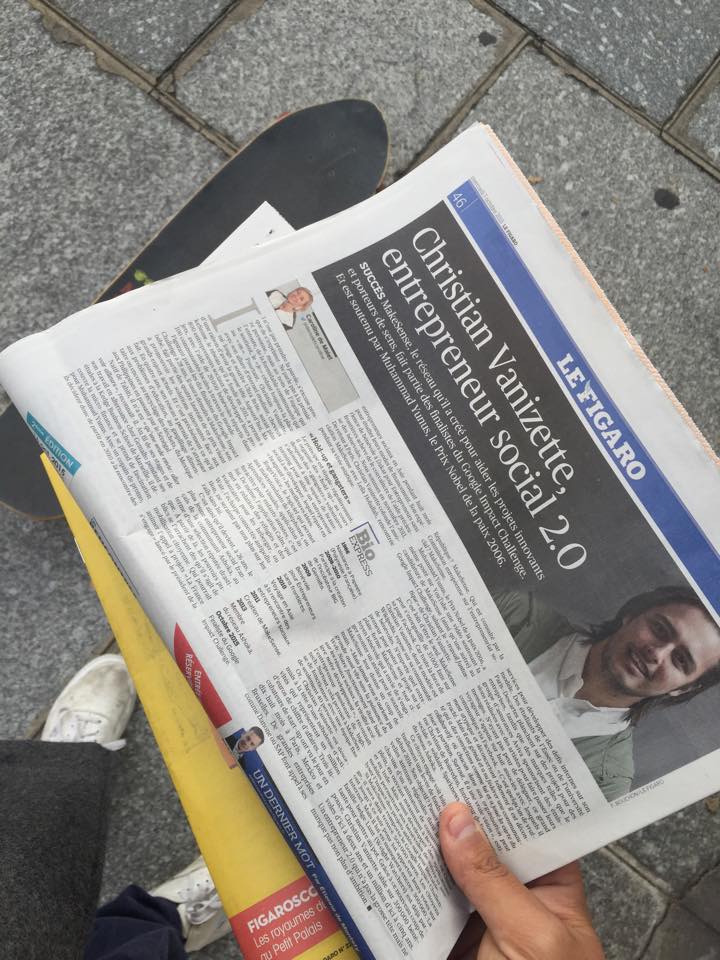 Le Figaro consacre une pleine page à l'asociation polynésienne.