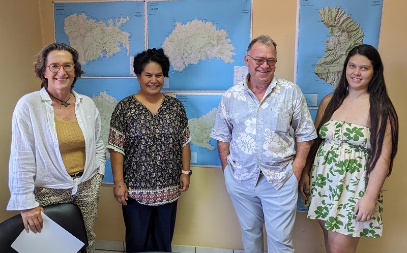 Une délégation du Conseil de l’accès au droit de Polynésie française est actuellement en déplacement aux Marquises nord, afin d’aider la population à mieux connaître ses droits et à l’accompagner dans ses démarches juridiques. Crédit photo Marie Laure