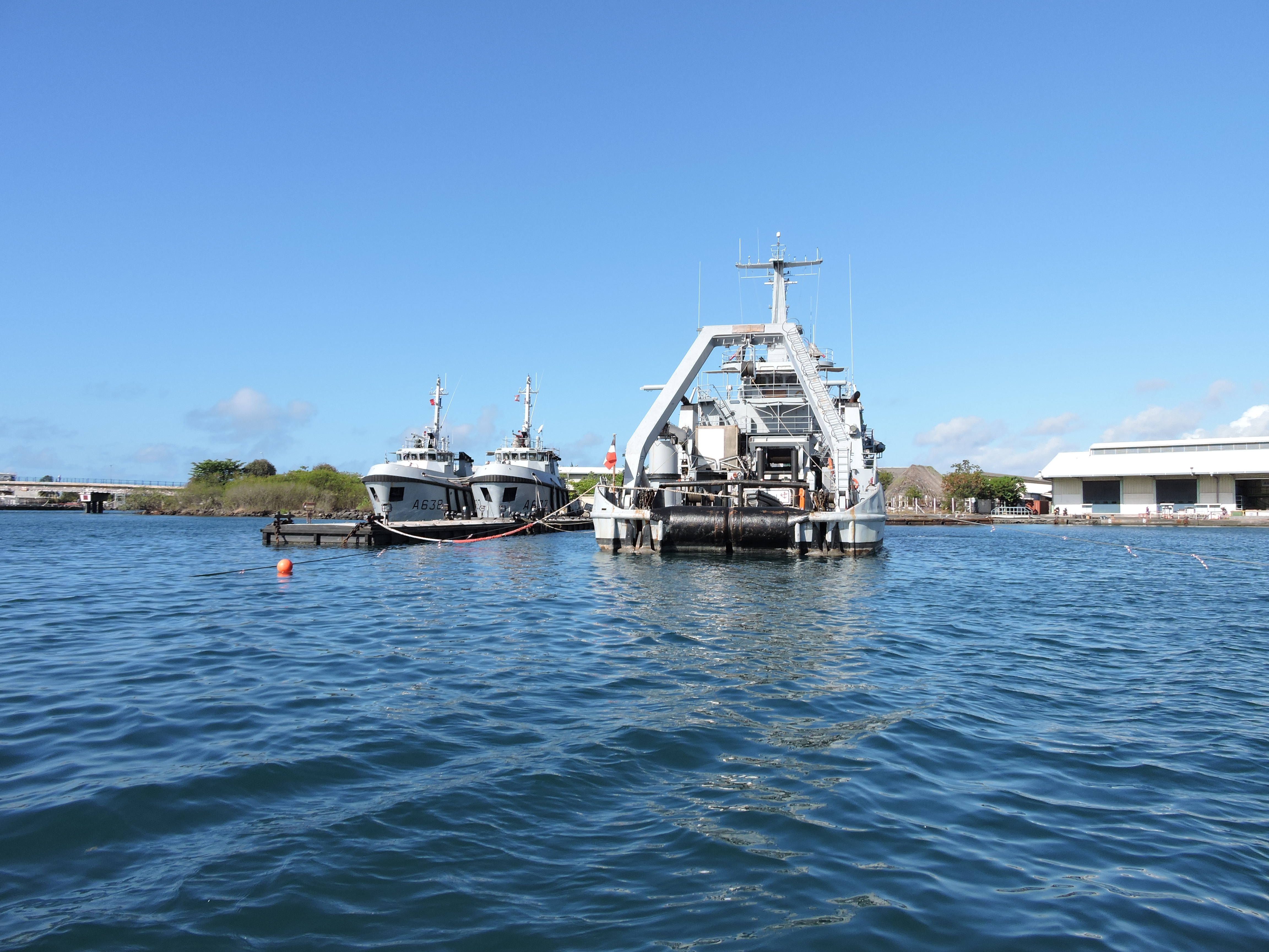 Le Revi ne peut plus bouger grâce aux câbles d'acier