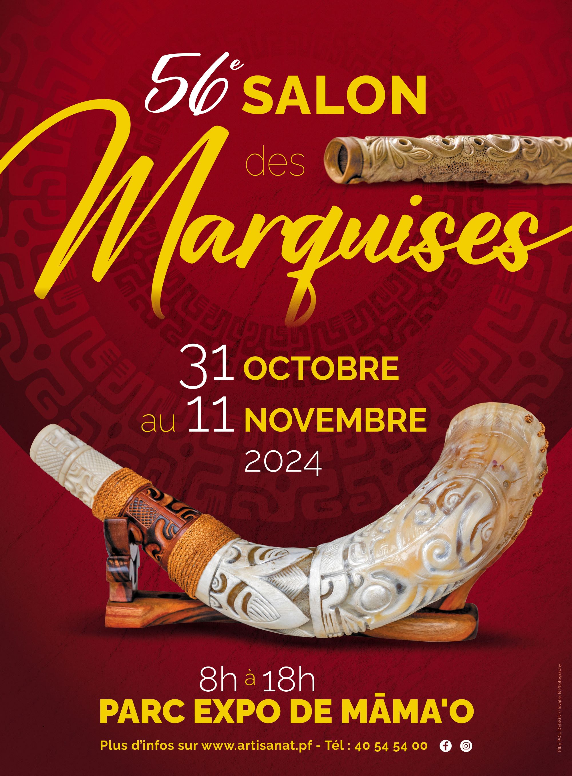 56e édition du Salon des Marquises du 31 octobre au 11 novembre 2024