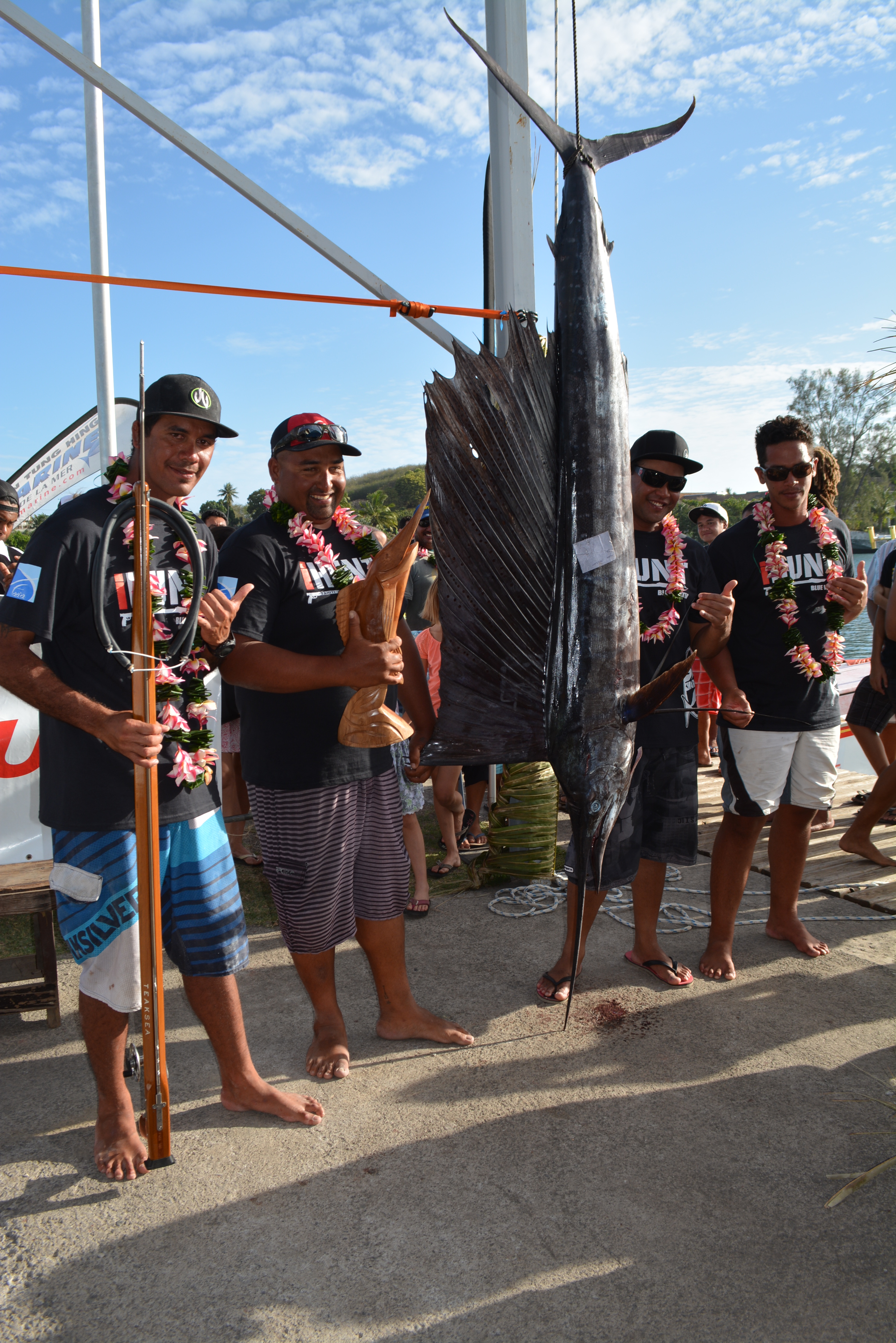 « Tefana blue water 2015 » : La team Marara Spearfishing boyz remporte la première édition avec un Haurepe de 32 kilos