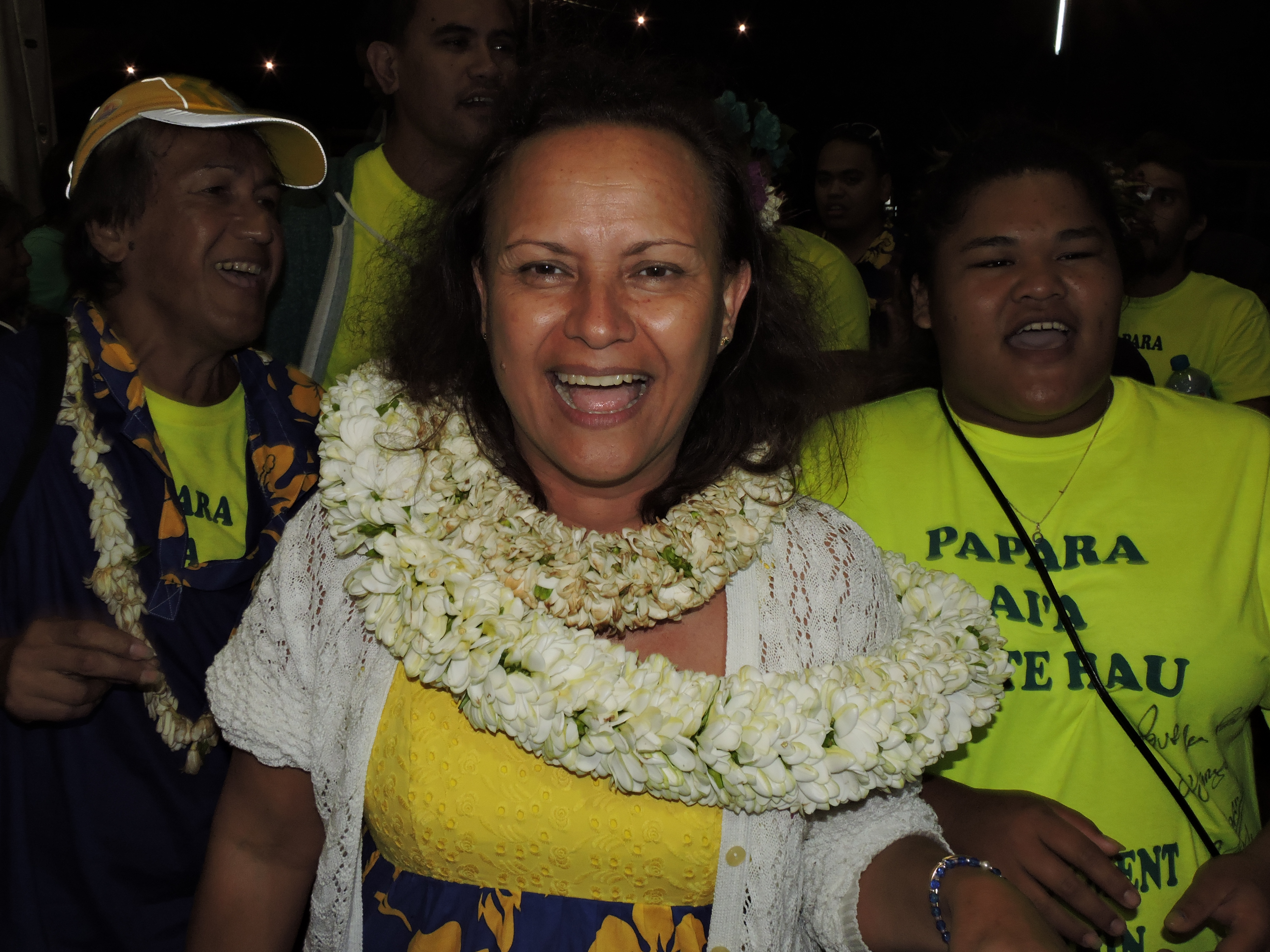 Malgré sa troisième place, Christelle Lehartel se dit satisfaite de son score. "Je risque de passer au second tour", s'amuse-t-elle.