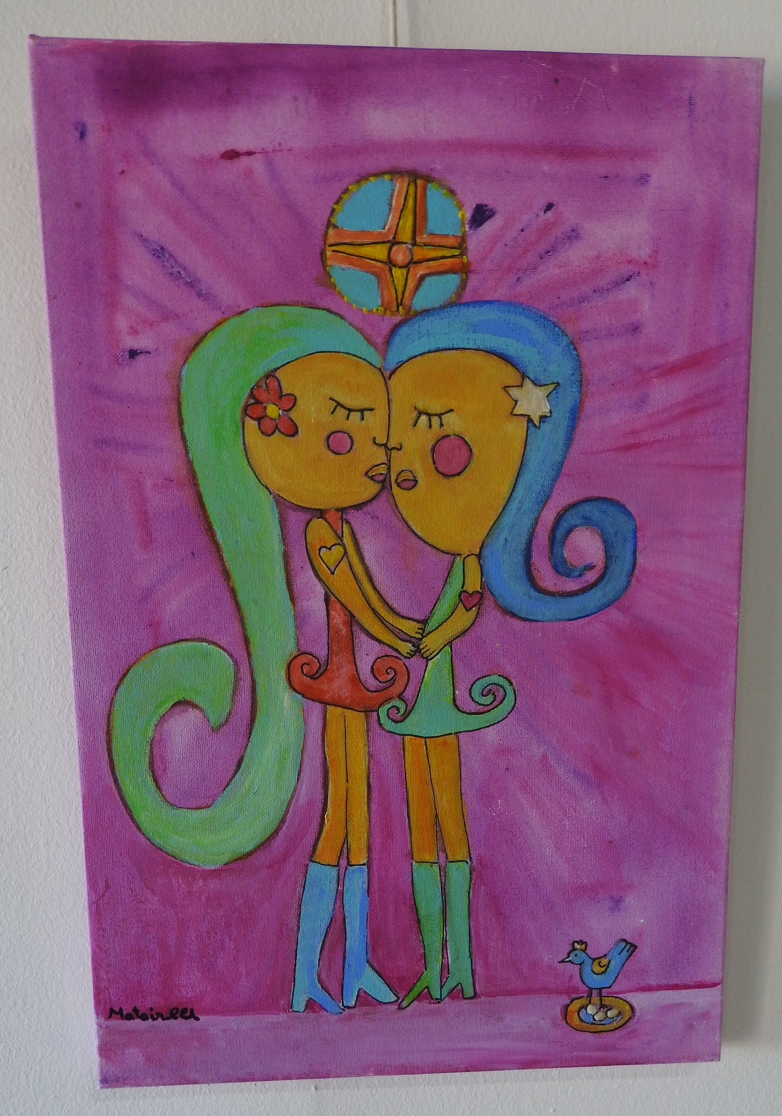 Rêverie d'enfant signée Matairea, sept ans.