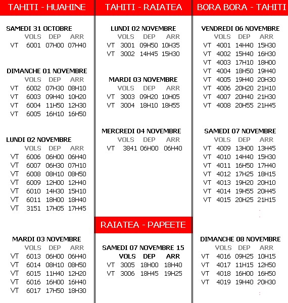 Air Tahiti renforce son programme de vols pour Hawaiki Nui 2015